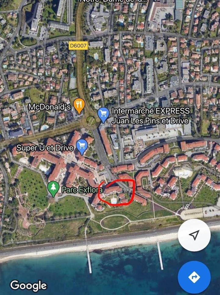 Vue Mer Juan Les Pins Антіб Екстер'єр фото